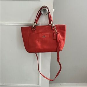 Coach Vibrant Orange Shoulder Bag